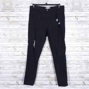 Jennifer Lauren Blues Womens Jeans Size 14 Black 684A